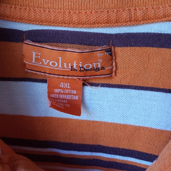 Men's Big & Tall Top,,sz. 4xl,, evolution in design - Picture 3 of 4